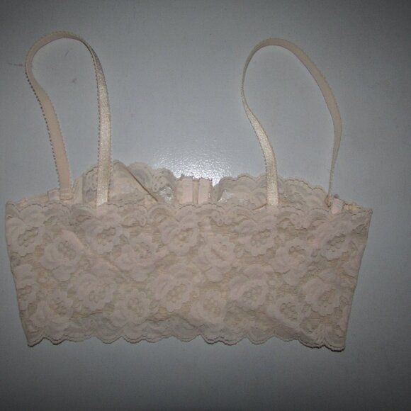 Peach Lace Bralette & High Cut Leg Thong Set - Picture 13 of 14